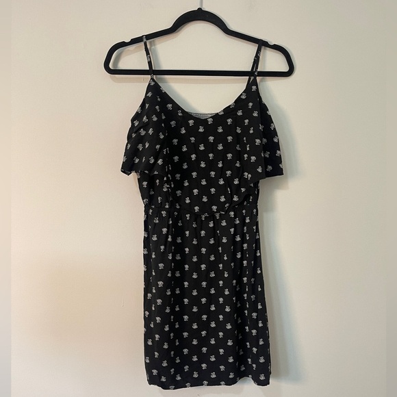 Old Navy Womens Dress Size XS Black Butterfly SL Cami Overlay - Picture 3 of 13